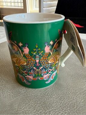 William Morris Peacock & Bird Festive China Mug